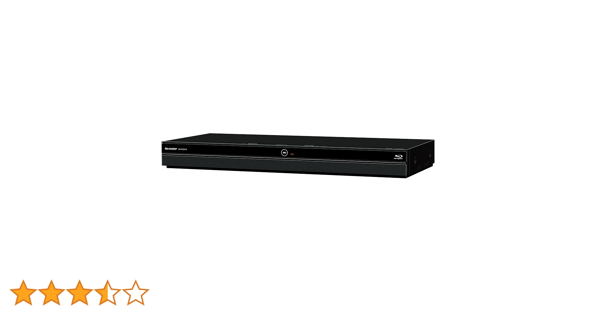 シャープ　AQUOS　ブルーレイレコーダー　BD-NW510　２番組同時録画 ブルーレイレコーダー AQUOS（アクオス） BD-NW510 [500GB /2